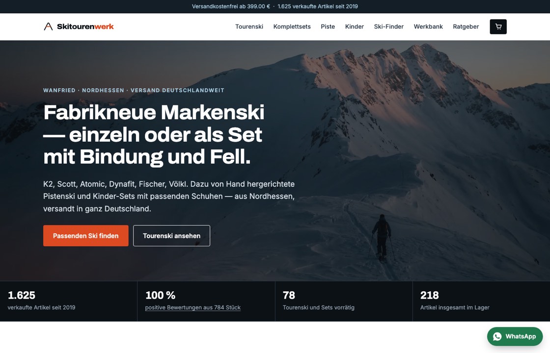 Website Skitourenwerk